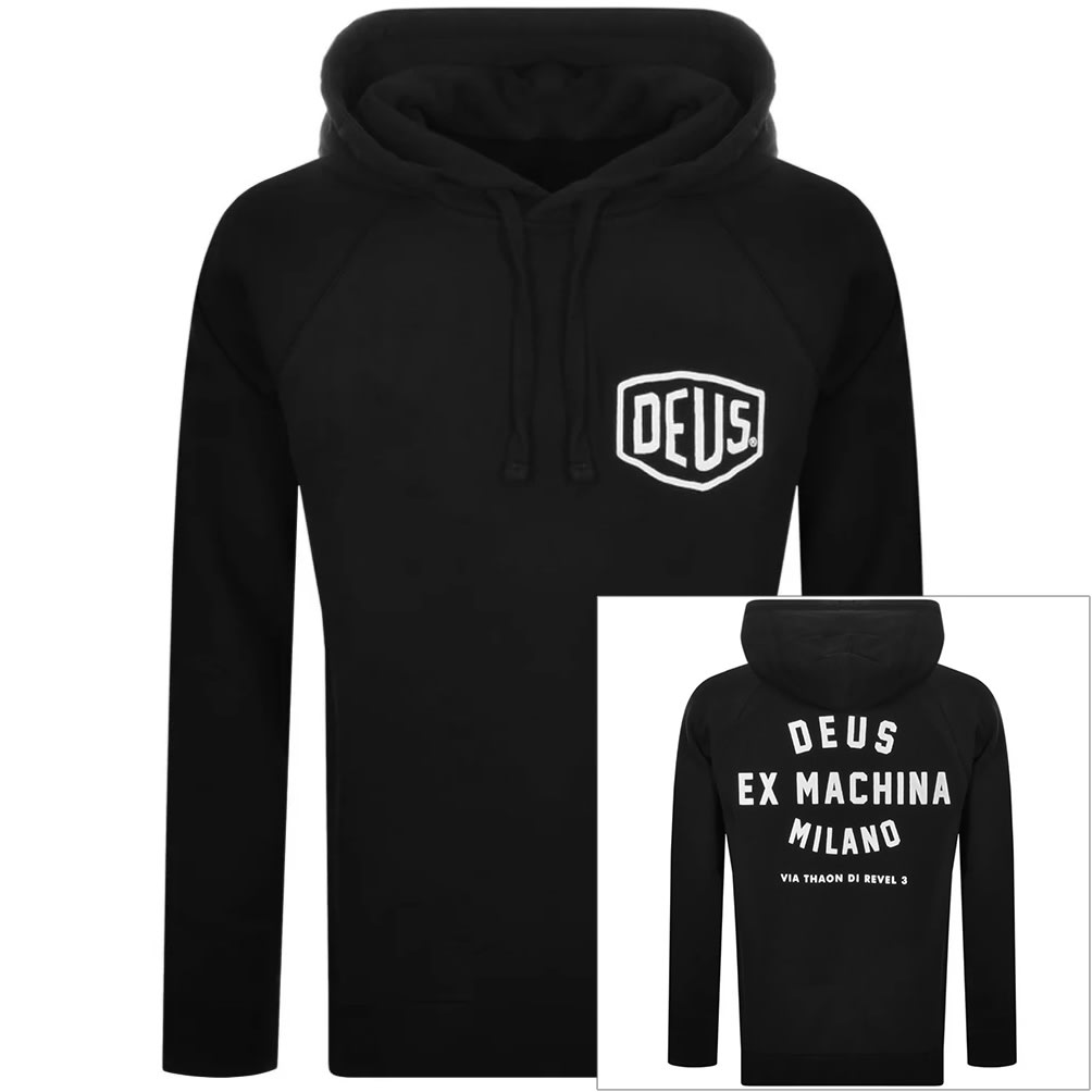 Alternative Image for ProductDeus Ex Machina Milano Address Hoodie Black1